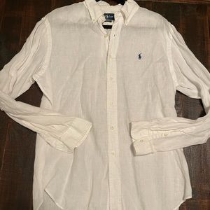 Polo by Ralph Lauren Oxford—Large—LIKE NEW—100% Linen